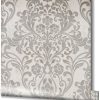 Tapeta DO POKOJU SALONU ORNAMENT GLAMOUR FLIZELINA