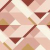 TAPETA WZÓR GEOMETRYCZNY TRÓJKATY ROMBY RASCH