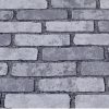 TAPETA ŚCIENNA MUR CEGŁA KAMIEŃ POPIEL WINYLOWA