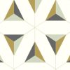 TAPETA W TRÓJKATY WZÓR GEOMETRYCZNY EFEKT 3D
